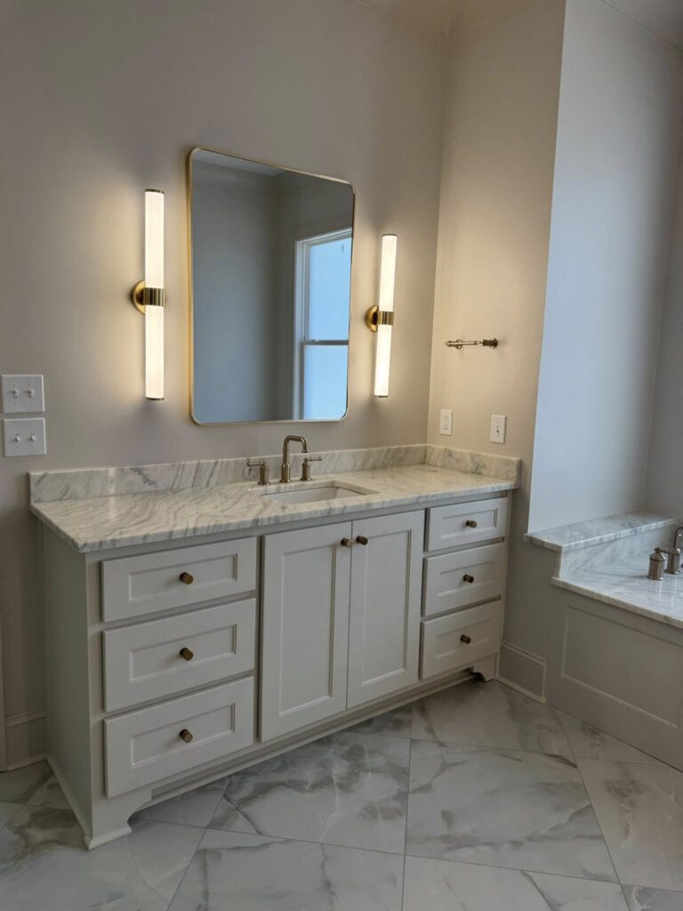Neutral Never Looked So Good Kitchen Cabinets Bathroom Vanities Storage And Pantry Project 14
