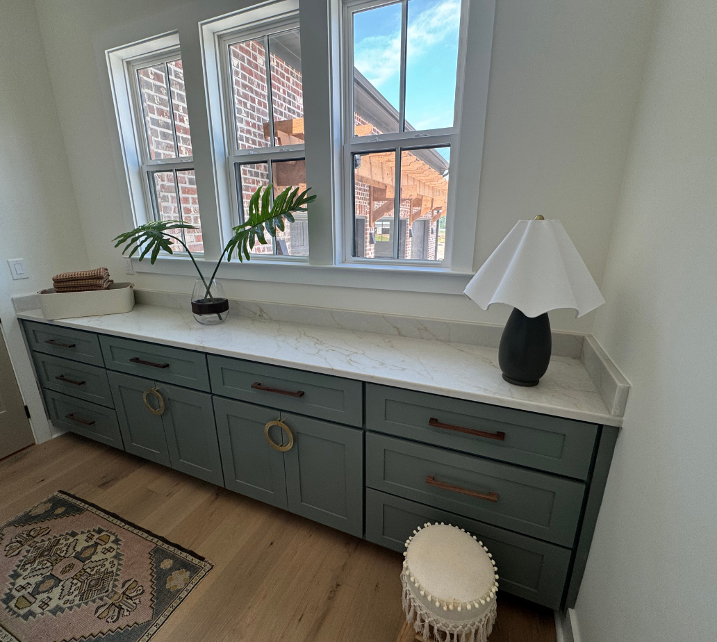 Trending 2025 Sage Custom Hardwood Laundry Room Cabinets By American Cabinets In Huntsville Alabama 2 1